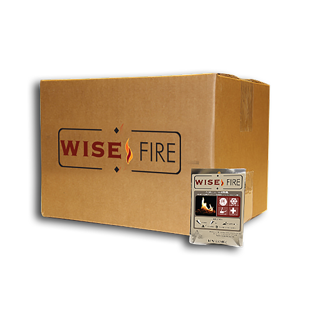 Wise Fire Pouches in a Box Boils 60 Cups of Water